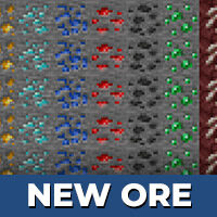 Nuevas texturas de minerales para Minecraft PE