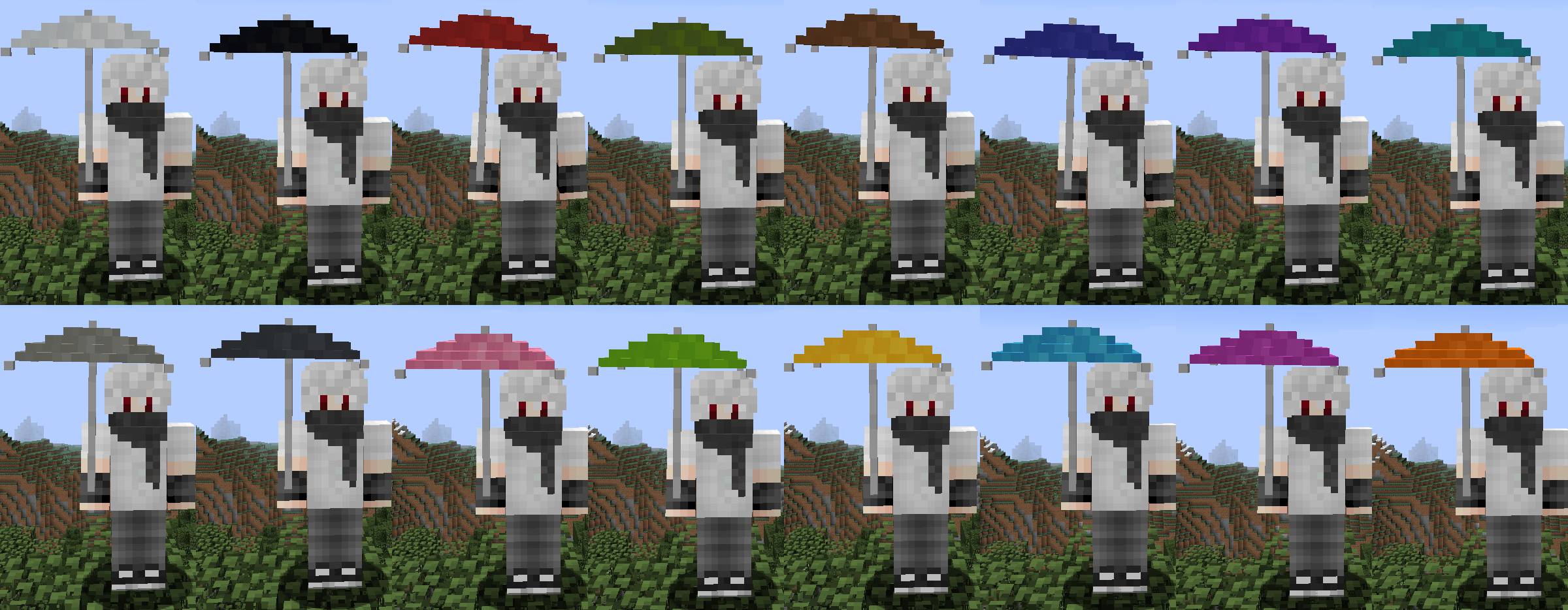 Los vampiros necesitan paraguas mod para minecraft 21