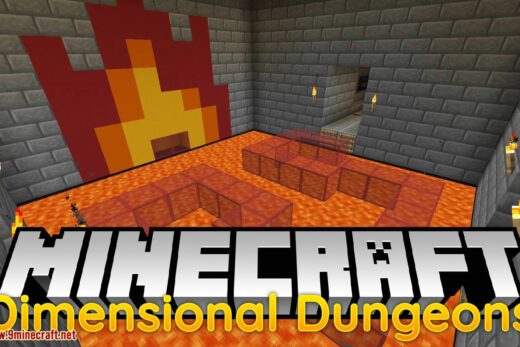 Dimensional Dungeons mod for minecraft logo
