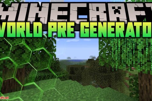 World Pre Generator mod for minecraft logo