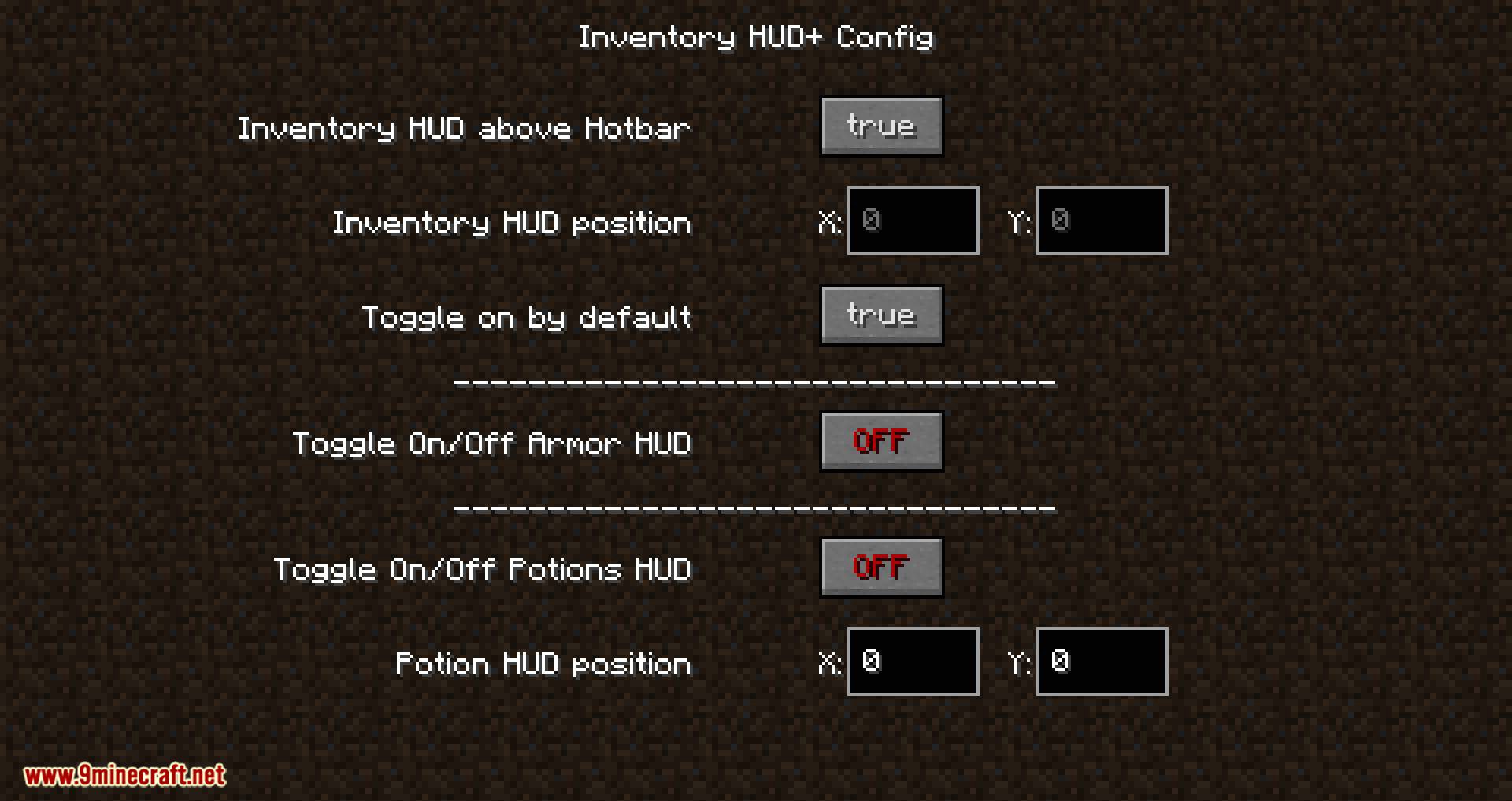Inventario HUD+ mod para minecraft 07
