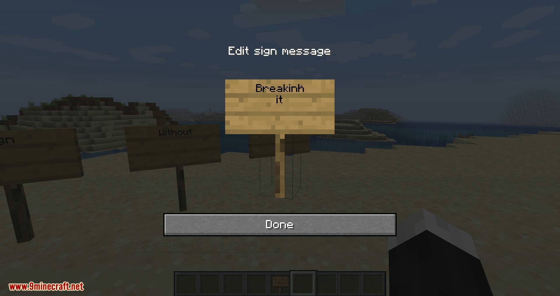 Editar mod de signo para minecraft 10