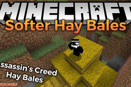 Softer Hay Bales mod for minecraft logo