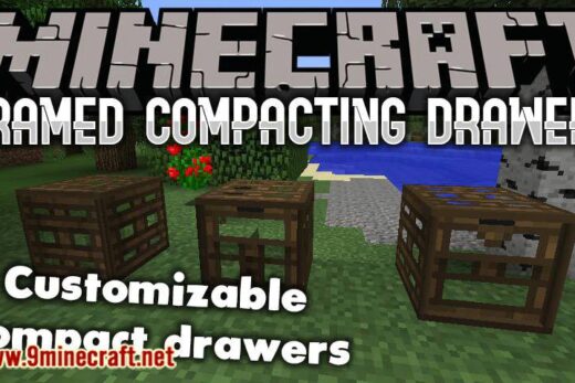 Framed Compacting Drawers mod for minecraft logo