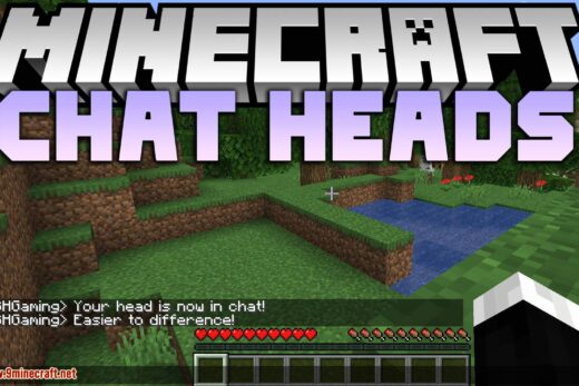 Chat Heads mod for minecraft logo