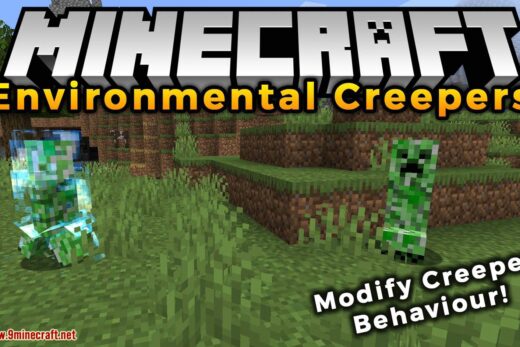 Environmental Creepers mod for minecraft logo