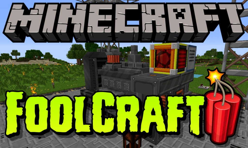 Mod de FoolCraft 3 para el logotipo de Minecraft