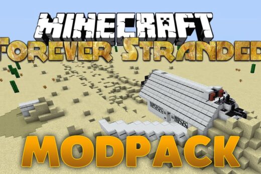 Forever Stranded modpack for minecraft logo