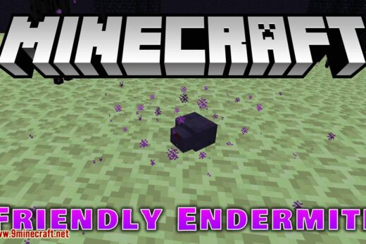 Friendly Endermite mod for minecraft logo