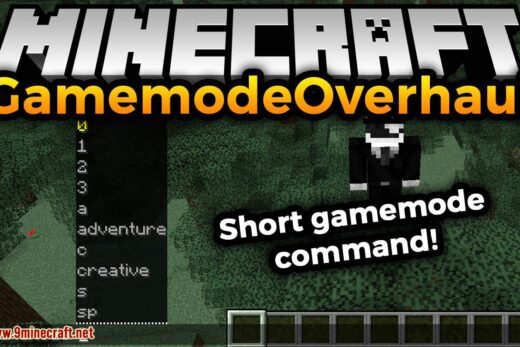 GamemodeOverhaul mod for minecraft logo