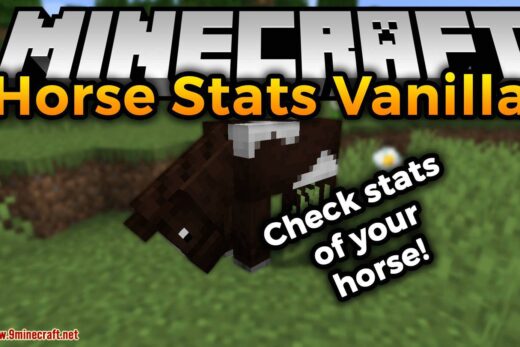 Horse Stats Vanilla mod for minecraft logo