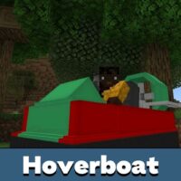 Hoverboat Mod for Minecraft PE