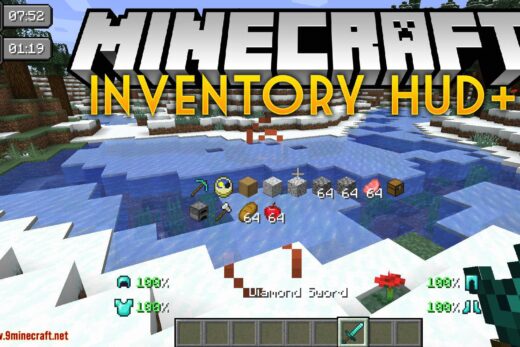 Inventory HUD+ mod for minecraft logo