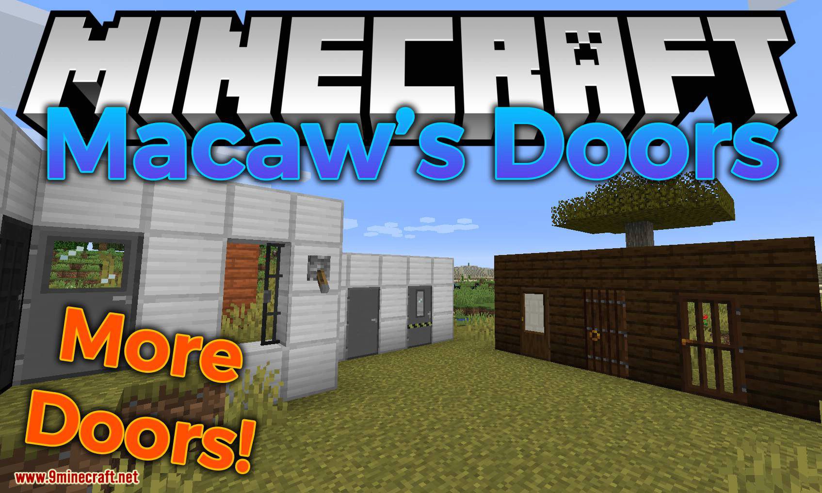 Macaw_s Doors mod para el logotipo de minecraft