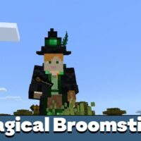 Magical Broomstick Mod for Minecraft PE