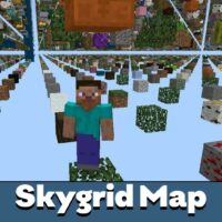 Mapa Skygrid para Minecraft PE