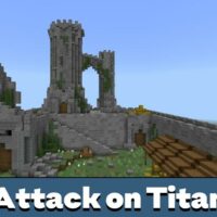 Mapa de Ataque a los Titanes para Minecraft PE