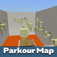 Mapa de desafío de Parkour para Minecraft PE