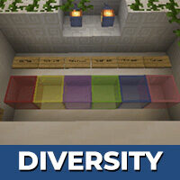Mapa de diversidad para Minecraft PE