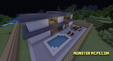 Mapa de la casa moderna Woodlux (Creación)