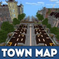 Mapa de la ciudad para Minecraft PE