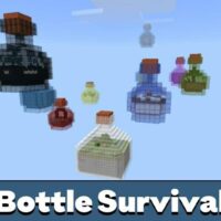 Mapa de supervivencia de botella para Minecraft PE