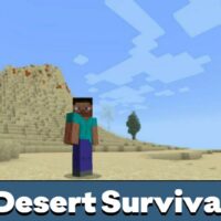 Mapa de supervivencia del desierto para Minecraft PE