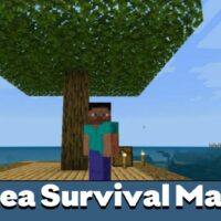 Mapa de supervivencia en el mar para Minecraft PE