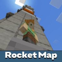 Mapa del cohete espacial para Minecraft PE