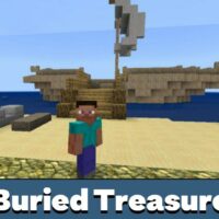 Mapa del tesoro enterrado para Minecraft PE