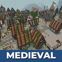 Mapa medieval para Minecraft PE
