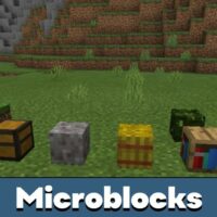 Microblocks Mod for Minecraft PE