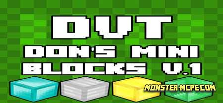 Don’s Mini Blocks Add-on 1.16/1.15+