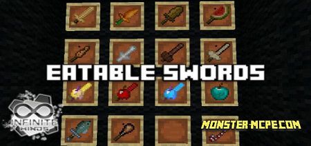 Eatable Swords Add-on 1.16+