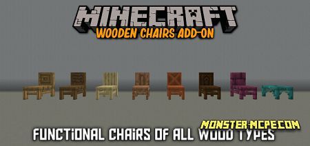Complemento de sillas de madera