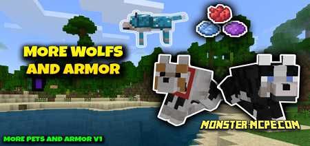 More Wolfs & Armor Add-on 1.16/1.15+