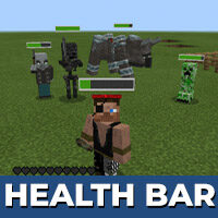 Mod de barra de salud para Minecraft PE