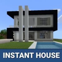 Mod de casa instantánea para Minecraft PE