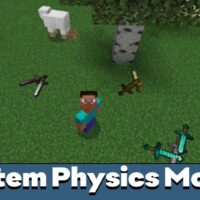 Mod de física de elementos para Minecraft PE