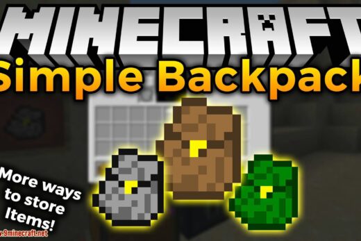 Simple Backpack mod for minecraft logo