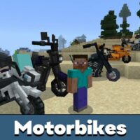 Motorbikes Mod for Minecraft PE