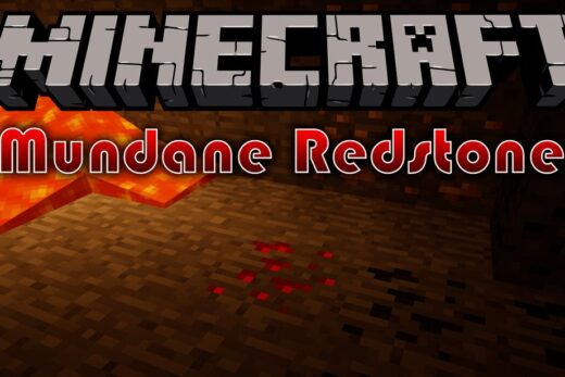 Mundane Redstone mod for minecraft logo