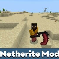 Netherite Mod for Minecraft PE