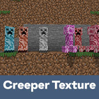 Paquete de texturas Creeper para Minecraft PE