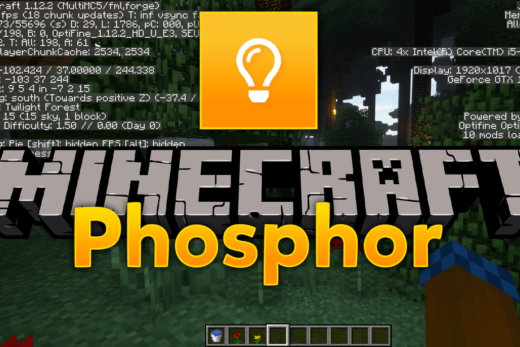 Phosphor mod for minecraft logo