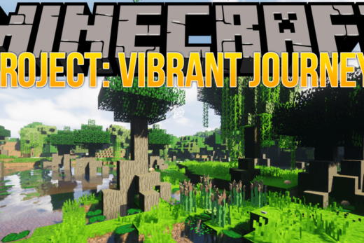 Project Vibrant Journeys mod for minecraft logo