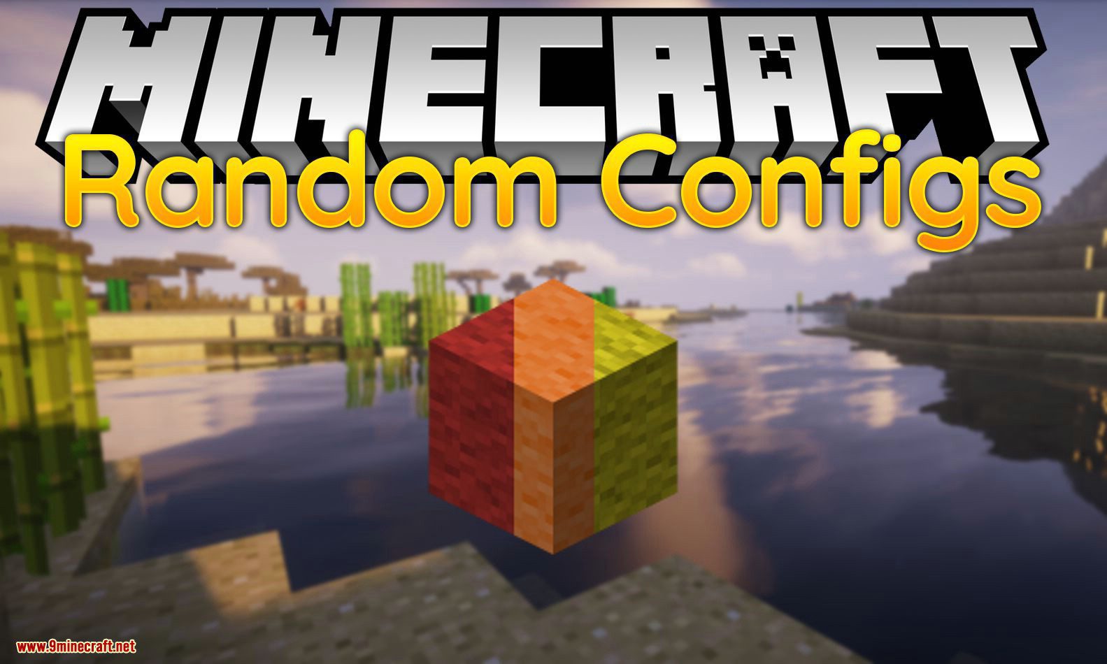Mod de configuraciones aleatorias para el logotipo de Minecraft