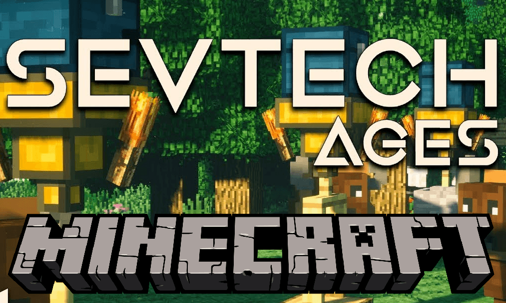 Mod SevTech Ages para el logotipo de Minecraft