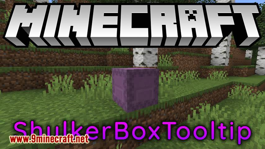 ShulkerBoxTooltip mod para el logotipo de Minecraft