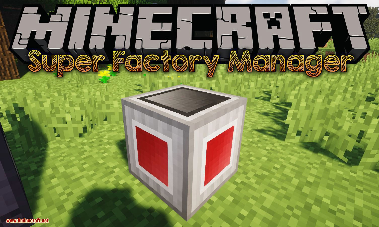 Mod Super Factory Manager para el logotipo de Minecraft